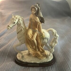The Mirella Collection Lady On A White Horse